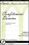 Confitemini Domino SSA choral sheet music cover